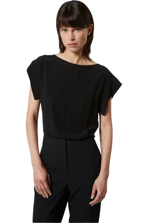 Silvian Heach Bluzki, Kobieta, Czarny, M, Elegancka bluzka z kimono
