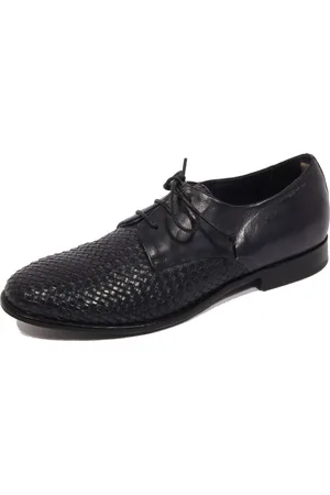 Alexander Hotto Buty, Mężczyzna, Niebieski, 40 EU, Wintage but z stylem Intreccio