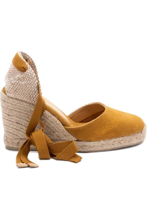 Castaner Buty, Kobieta, brązowy, 35 EU, Brązowe Buty na Koturnie z Wiązaniem