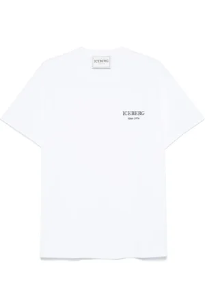 Iceberg Koszulki, Mężczyzna, Biały, S, Bawełna, T-shirt z okrągłym dekoltem