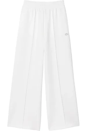 Lacoste Spodnie, Kobieta, Biały, S, Białe Stylowe Spodnie