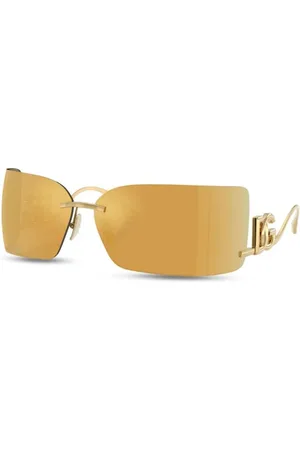 Dolce & Gabbana Akcesoria, Kobieta, Żółty, ONE SIZE, Dg 2319 025A Okulary