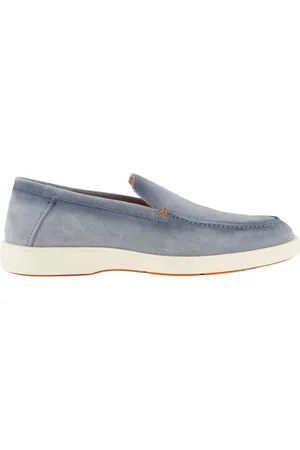 santoni Buty, Mężczyzna, Niebieski, 43 1/2 EU, Mokasyny Botanist dla mężczyzn