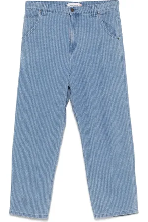 HONOR THE GIFT Jeansy, Mężczyzna, Niebieski, W32, Indygo Klasyczne Poszarpane Jeansyy