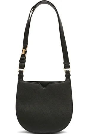 VALEXTRA Torebki, Kobieta, Czarny, ONE SIZE, Elegancka Torba Hobo na Co Dzień