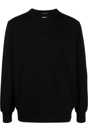 C.P. Company Bluzy, Mężczyzna, Czarny, L, Czarny Metropolis Series Logo Bluza