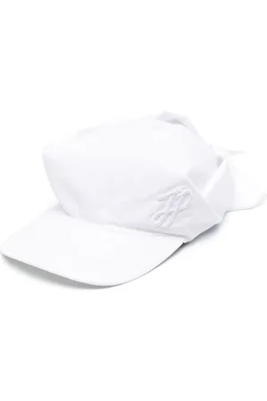 Patou Akcesoria, Kobieta, Biały, ONE SIZE, Biała Czapka z Zakrzywionym Daszkiem