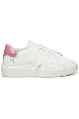 D.A.T.E. Buty, Kobieta, Biały, 39 EU, Różowe Sneakersy Sfera Calf