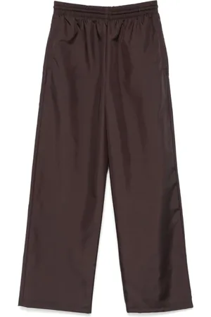 WARDROBE.NYC Spodnie, Kobieta, brązowy, M, Cedrowo Brązowe Spodnie Wide Leg