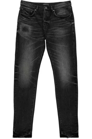 Purple Brand Jeansy, Mężczyzna, Czarny, W32, Czarne Skinny Jeansyy w Klasycznym Stylu