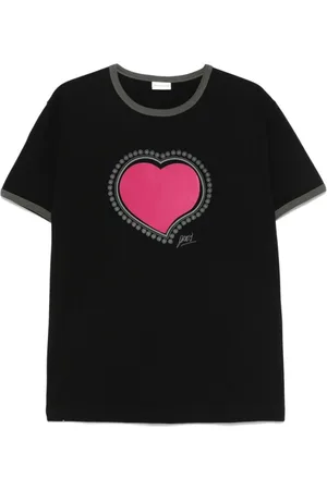 DRIES VAN NOTEN Koszulki, Mężczyzna, Czarny, XL, Bawełna, Czarny T-shirt z Krótkim Rękawem i Okrągłym Dekoltem