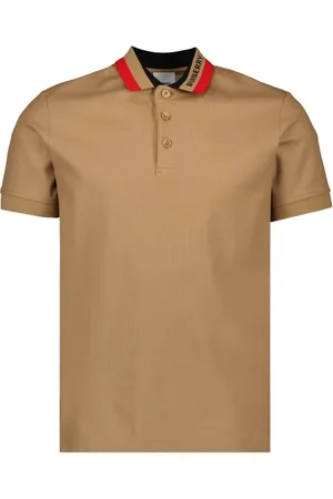 Burberry Koszulki, Mężczyzna, brązowy, XL, Bawełna, Klasyczna koszulka polo