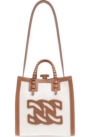 Casadei Torebki, Kobieta, Beżowy, ONE SIZE, Skóra, Beaurivage Mini Shopper Bag