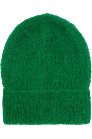 American Dreams Akcesoria, Kobieta, Zielony, ONE SIZE, Zielony Beret z Moheru