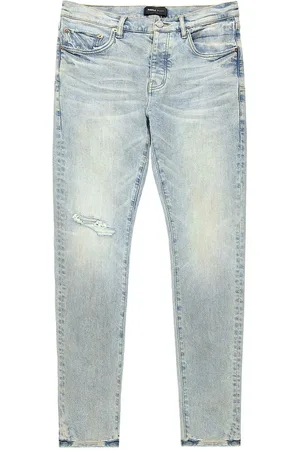 Purple Brand Jeansy, Mężczyzna, Niebieski, W30, Indigo Skinny Jeansy Klasyczny Krój