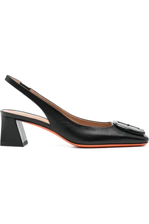 santoni Buty, Kobieta, Czarny, 41 EU, Czarne elastyczne buty na obcasie