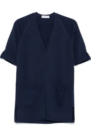 LE TRICOT PERUGIA Bluzki, Kobieta, Niebieski, S, Niebieskie T-shirty i Pola