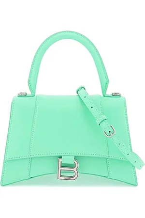 Balenciaga Torebki, Kobieta, Zielony, ONE SIZE, Len, Torba Klepsydra