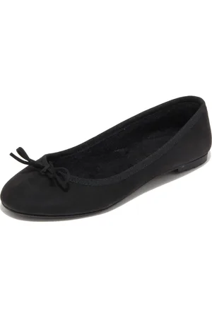 Twin-Set Buty, Kobieta, Czarny, 36 EU, Czarne baleriny z futerkiem ekologicznym