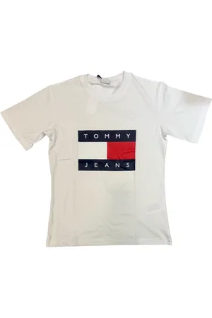 Tommy Hilfiger Koszulki, Mężczyzna, Biały, XL, Bawełniany T-shirt męski Regular Fit