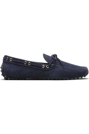 CAR SHOE Buty, Mężczyzna, Niebieski, 43 1/2 EU, Zamsz, Granatowe Zamszowe Buty wsuwane
