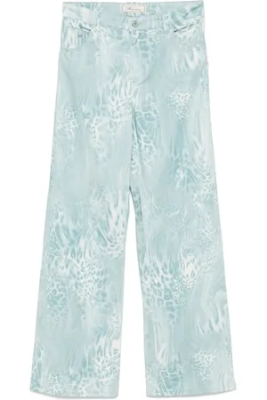 BLUMARINE Jeansy, Kobieta, Niebieski, L, Jasnoniebieskie Klasyczne Jeansyy z Pięcioma Kieszeniami