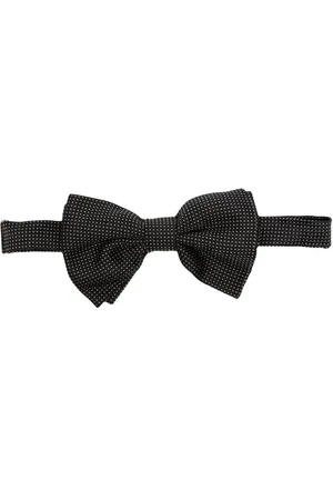 TAGLIATORE Akcesoria, Mężczyzna, Czarny, ONE SIZE, Jedwabna Mucha w Kropki