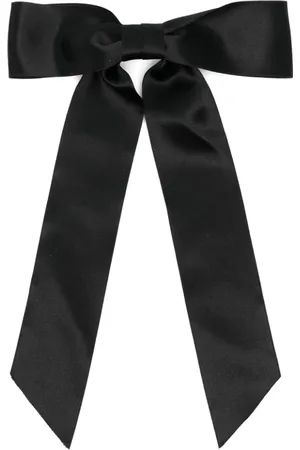 Jennifer Behr Akcesoria, Kobieta, Czarny, ONE SIZE, Czarna Duża Kokarda Dodatek Do Włosów