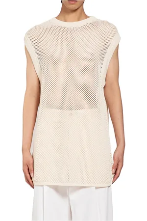 LANEUS Swetry, Mężczyzna, Beżowy, S, Nylon, Wełniany Sweter Unisex Kremowy