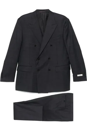 CANALI Garnitury, Mężczyzna, Niebieski, 4XL, Midnight Double-Breasted Suit