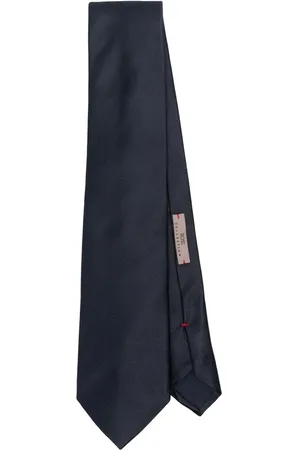Lady Anne Akcesoria, Mężczyzna, Niebieski, ONE SIZE, Niebieski Oxford Zaostrzony Koniec Krawat