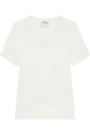 Courrèges Koszulki, Kobieta, Biały, XS, T-Shirty