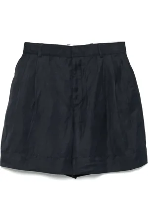Soeur Szorty, Kobieta, Niebieski, XS, Niebieskie Szorty Oxford