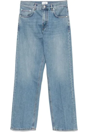 haikure Jeansy, Kobieta, Niebieski, W23, Bawełna, Niebieskie jeansy Classic Five Pocket Aqua