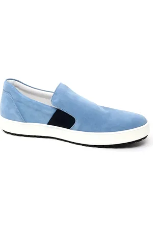 Hogan Buty, Mężczyzna, Niebieski, 40 EU, Niebieskie buty wsuwane, Made in Italy