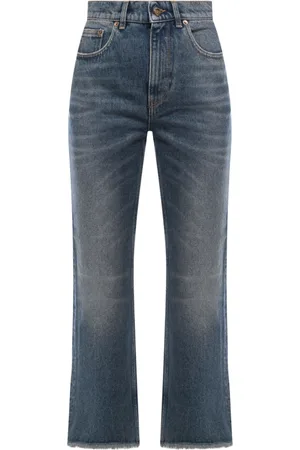 Golden Goose Jeansy, Kobieta, Niebieski, W29, Niebieskie Spodnie z Przetarciami