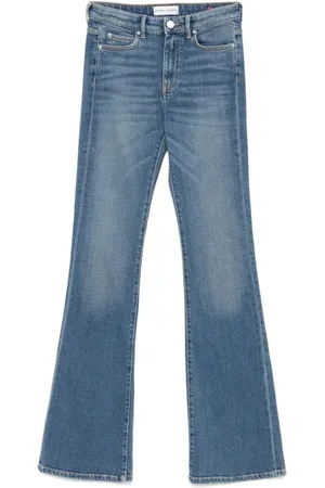 Pinko Jeansy, Kobieta, Niebieski, W27, Bawełna, Dżinsy Boot-cut