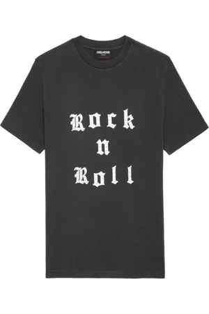 Zadig & Voltaire Koszulki, Kobieta, Szary, L, Bawełna, Stylowy T-shirt