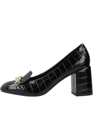 CAFèNOIR Buty, Kobieta, Czarny, 40 EU, Klasyczne Decollete Obcasy z Paskiem