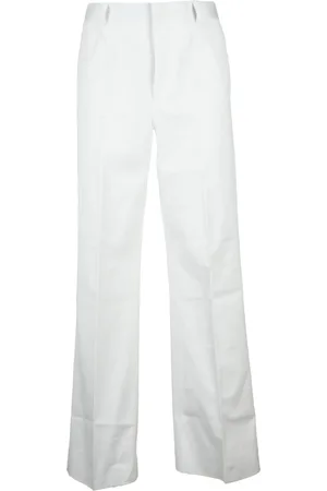 Jil Sander Spodnie, Mężczyzna, Biały, S, Spodnie bawełniane