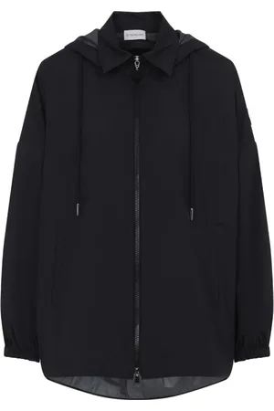 Moncler Bluzki, Kobieta, Czarny, 2XS, Czarna Stylowa Koszula Damska