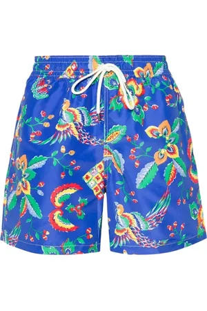 Ralph Lauren Stroje kąpielowe, Mężczyzna, Niebieski, S, Granatowe kąpielówki z logo