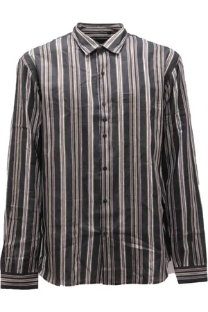 COSTUMEIN Koszule, Mężczyzna, Czarny, 2XL, Koszula lniano-bawełniana, Made in Italy