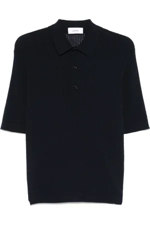 LARDINI Koszulki, Mężczyzna, Czarny, S, Klasyczny Polo Męskie