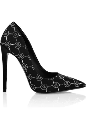 Philipp Plein Buty, Kobieta, Czarny, 38 EU, Eleganckie damskie szpilki na każdą okazję