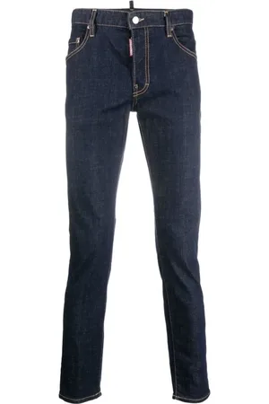 Dsquared2 Jeansy, Kobieta, Niebieski, M, Spodnie Skater Slim-Fit