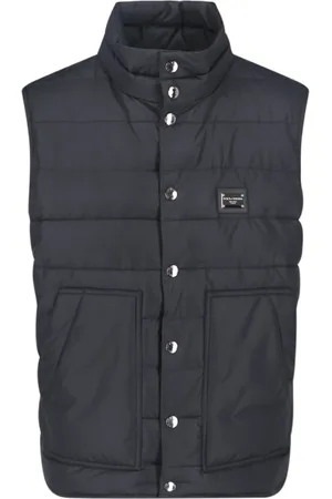Dolce & Gabbana Kurtki, Mężczyzna, Czarny, S, Czarne Kurtki Dolce Gabbana