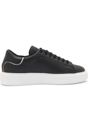 D.A.T.E. Buty, Kobieta, Czarny, 39 EU, Czarne Buty Modowe z Skóry Cielęcej