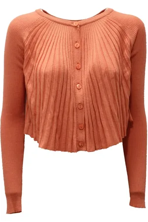 Twin-Set Swetry, Kobieta, Różowy, S, Różowy sweter kardigan z wełny