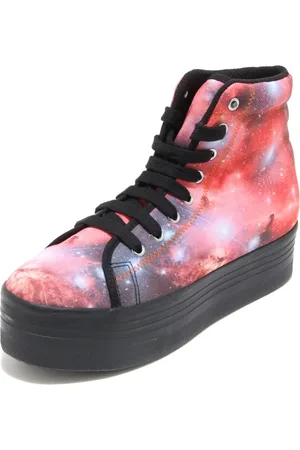 Jeffrey Campbell Buty, Kobieta, Wielobarwność, 40 EU, Różowy Cosmic Czarny Slip-On Sneakers